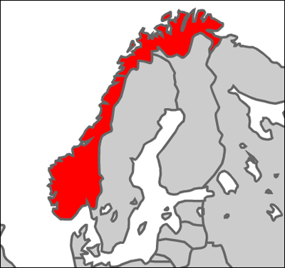 ノルウェーの地理情報