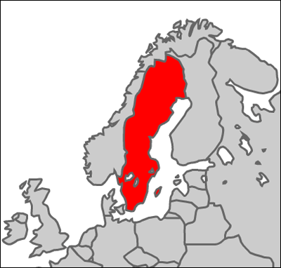 スウェーデンの地理情報
